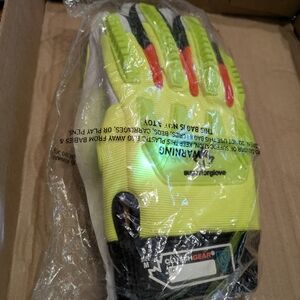 Superior Glove Hi-Vis Winter ❄️ Leather Palm Work Gloves